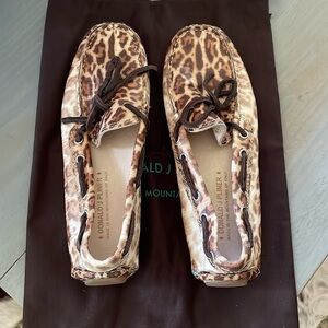 Vintage Leopard Donald J Pliner Moccasins